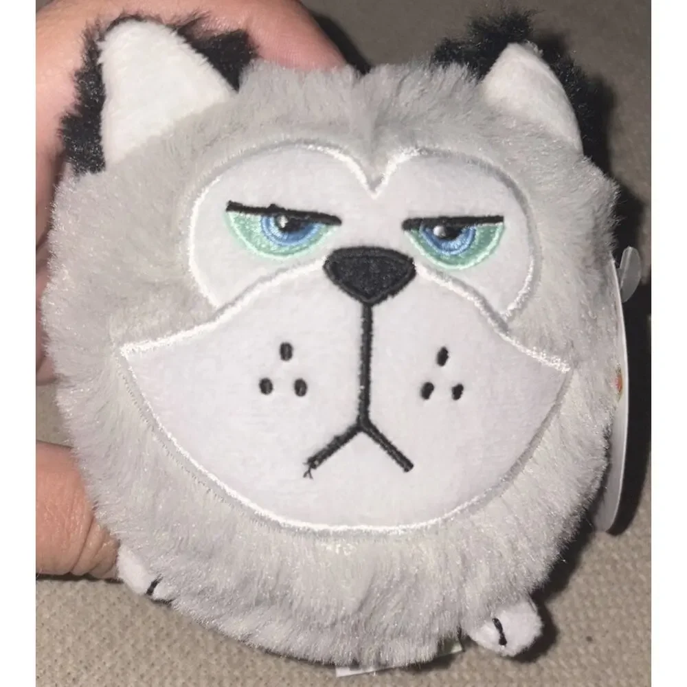 Hangry Petz Bag Key Chain Series 1 ~ Cooper The Gray Cat Plush By Jay Play Grump